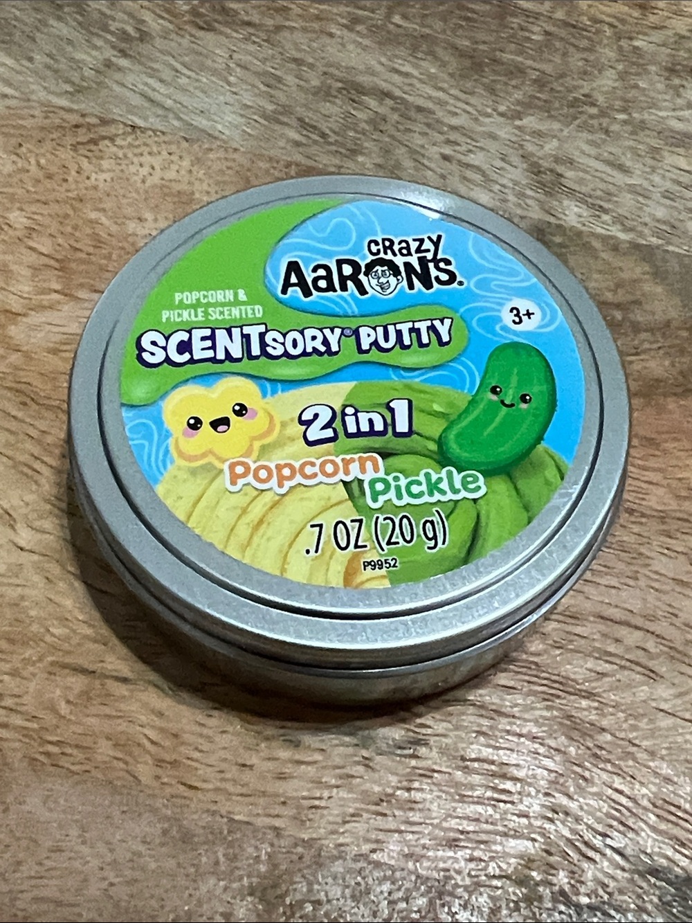 Scentsory Putty 2-in-1 Popcorn & Pickle (Green)